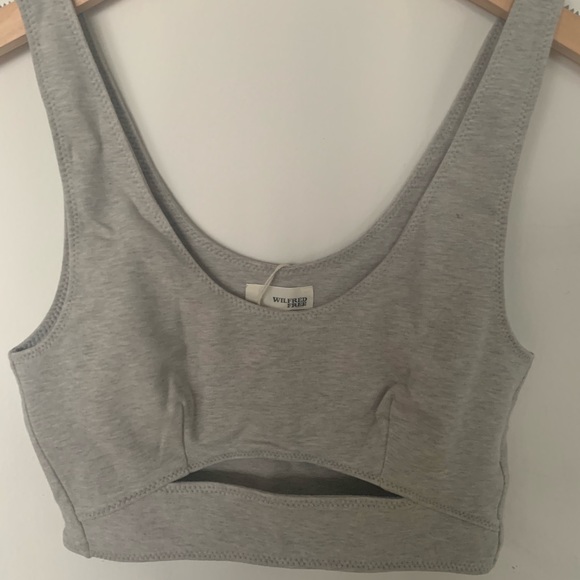 NWT Wilfred Heather Grey Crop - Picture 2 of 4